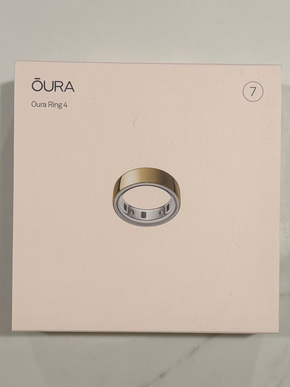 Oura Ring 4 in Gold by Oura size 7